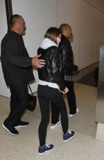 LILY-ROSE DEPP at LAX Airport in Los Angeles 02/21/2017