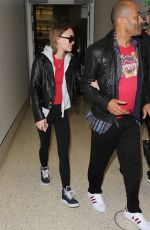 LILY-ROSE DEPP at LAX Airport in Los Angeles 02/21/2017