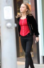 LILY-ROSE DEPP Out in Beverly Hills 02/02/2017