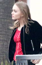 LILY-ROSE DEPP Out in Beverly Hills 02/02/2017