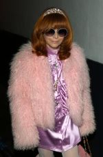 LINDA RAMONE Night Out in Los Angeles 02/02/2017