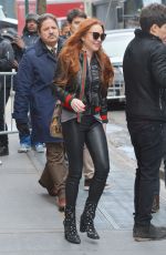 LINDSAY LOHAN at ABC Studios in New York 02/13/2017