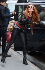LINDSAY LOHAN at ABC Studios in New York 02/13/2017