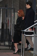 LINDSAY LOHAN Leaves ITV Studios in London 02/21/2017