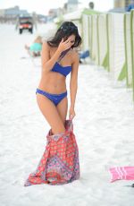 LISA OPIE in Bikini on the Beach in Miami 02/01/2017