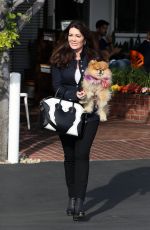 LISA VANDERPUMP Out and About in Beverly Hills 02/01/2017