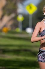 LIV JAEGER Working Out in Brentwood 02/16/2017
