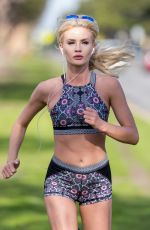 LIV JAEGER Working Out in Brentwood 02/16/2017