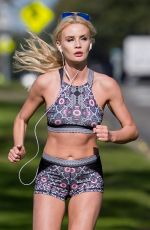 LIV JAEGER Working Out in Brentwood 02/16/2017