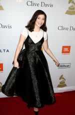 LORDE at Clive Davis Pre-grammy Party in Los Angeles 02/11/2017