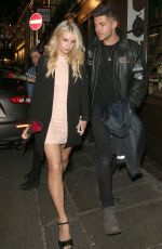 LOTTIE MOSS Leaves Cirque Le Soir in London 02/21/2017