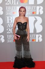 LOUISA JOHNSON at Brit Awards 2017 in London 02/22/2017