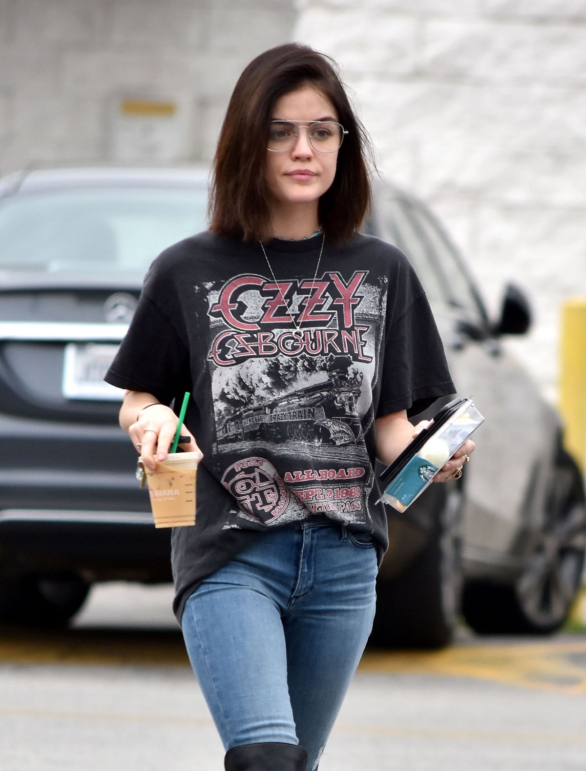LUCY HALE in Tight Jeans Out in Studio City 02/10/2017 – HawtCelebs