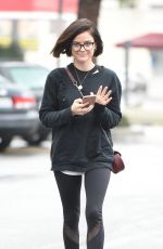LUCY HALE Out and About in Los Angeles 02/20/2017