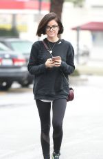 LUCY HALE Out and About in Los Angeles 02/20/2017