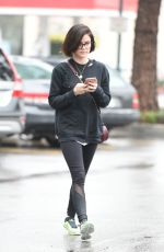 LUCY HALE Out and About in Los Angeles 02/20/2017