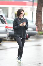 LUCY HALE Out and About in Los Angeles 02/20/2017