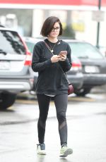 LUCY HALE Out and About in Los Angeles 02/20/2017