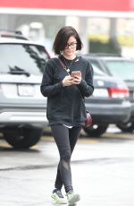 LUCY HALE Out and About in Los Angeles 02/20/2017