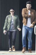 LUCY HALE Out for Breakfast in Studio City 02/02/2017