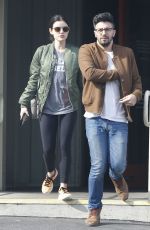 LUCY HALE Out for Breakfast in Studio City 02/02/2017