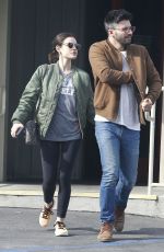 LUCY HALE Out for Breakfast in Studio City 02/02/2017