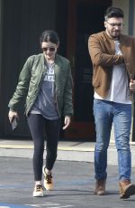 LUCY HALE Out for Breakfast in Studio City 02/02/2017