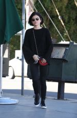 LUCY HALE Out for Iced Green Tea in Studio City 02/23/2017