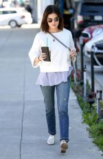 LUCY HALE Out in Beverly Hills 01/31/2017