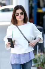 LUCY HALE Out in Beverly Hills 01/31/2017