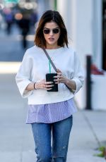 LUCY HALE Out in Beverly Hills 01/31/2017