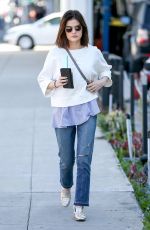 LUCY HALE Out in Beverly Hills 01/31/2017