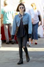 LUCY HALE Shopping at a Flea Market in Los Angeles 02/19/2017