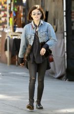 LUCY HALE Shopping at a Flea Market in Los Angeles 02/19/2017