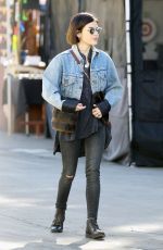 LUCY HALE Shopping at a Flea Market in Los Angeles 02/19/2017