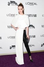 LYDIA HEARST at Vanity Fair and L’Oreal Paris Toast to Young Hollywood in West Hollywood 02/21/2017