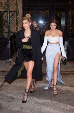 MADISON BEER and HAILEY BALDWIN Leaves Kola House in New York 02/13/2017