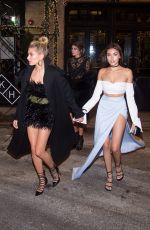MADISON BEER and HAILEY BALDWIN Leaves Kola House in New York 02/13/2017