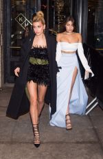 MADISON BEER and HAILEY BALDWIN Leaves Kola House in New York 02/13/2017