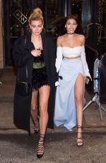 MADISON BEER and HAILEY BALDWIN Leaves Kola House in New York 02/13/2017