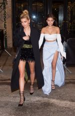 MADISON BEER and HAILEY BALDWIN Leaves Kola House in New York 02/13/2017