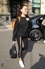 MADISON BEER Arrives at Airport in Milan 02/27/2017