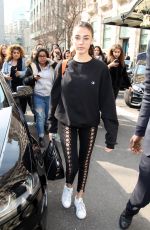MADISON BEER Arrives at Airport in Milan 02/27/2017