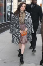 MAE WHITMAN Out and About in New York 02/21/2017
