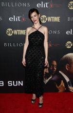 MAGGIE SIFF at ‘Billions’ Season 2 Premiere in New York 02/13/2017