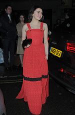 MAISIE WILLIAMS at Warner Music Brit Awards Party in London 02/22/2017 