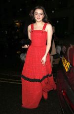 MAISIE WILLIAMS at Warner Music Brit Awards Party in London 02/22/2017 
