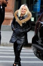 MALIN AKERMAN Arrives at AOL Studios in New York 02/16/2017