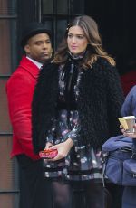 MANDY MOORE Leaves Her Hotel in New York 02/18/2917