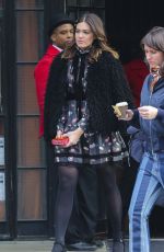 MANDY MOORE Leaves Her Hotel in New York 02/18/2917